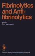 Cover: Fibrinolytics and Antifibrinolytics - Springer