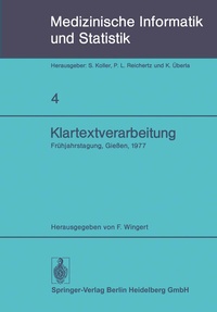 Abbildung von: Klartextverarbeitung - Springer