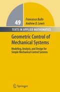 Cover: Geometric Control of Mechanical Systems - Springer