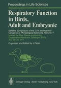 Cover: Respiratory Function in Birds, Adult and Embryonic - Springer
