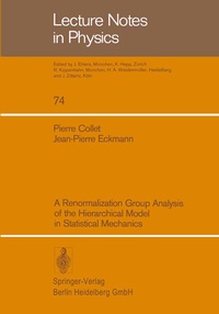 Enlarge image Cover: A Renormalization Group Analysis of the Hierarchical Model in Statistical Mechanics - Springer