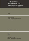 Cover: Optimization and Operations Research - Springer