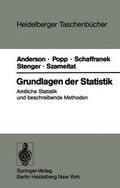 Cover: Grundlagen der Statistik - Springer
