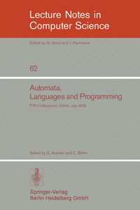 Enlarge image Cover: Automata, Languages and Programming - Springer