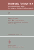 Cover: Organisation von Rechenzentren - Springer