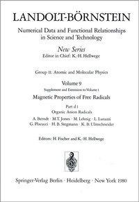 Abbildung von: Organic Anion Radicals / Organische Anion-Radikale - Springer