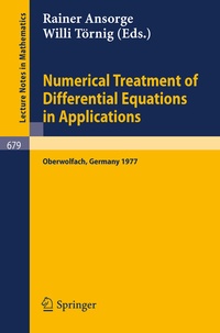 Enlarge image Cover: Numerical Treatment of Differential Equations in Applications - Springer