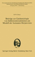 Cover: Beitr&auml;ge zur Epidemiologie von Infektionskrankheiten am Modell der humanen Herpesviren - Springer