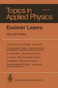 Enlarge image Cover: Excimer Lasers - Springer