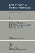 Cover: Long-Term Studies on Side-Effects of Contraception - State and Planning - Springer