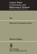 Cover: Minimax Algebra - Springer