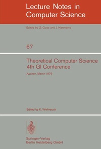 Enlarge image Cover: Theoretical Computer Science - Springer