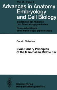 Enlarge image Cover: Evolutionary Principles of the Mammalian Middle Ear - Springer