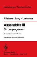 Cover: Assembler III - Springer