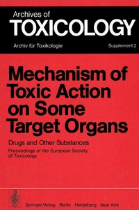 Enlarge image Cover: Mechanism of Toxic Action on Some Target Organs - Springer