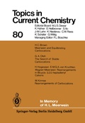 Cover: In Memory of H. L. Meerwein - Springer