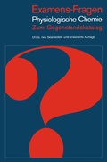 Cover: Examens-Fragen Physiologische Chemie - Springer