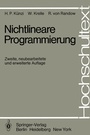 Cover: Nichtlineare Programmierung - Springer