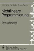 Cover: Nichtlineare Programmierung - Springer