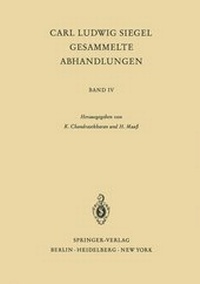 Abbildung von: Gesammelte Abhandlungen III - Springer
