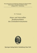 Cover: Akute und intervall&auml;re Strahlensch&auml;den des Zentralnervensystems - Springer