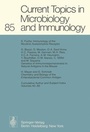 Cover: Current Topics in Microbiology and Immunology: 85 - Springer