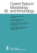 Cover: Current Topics in Microbiology and Immunology: 86 - Springer