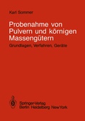 Cover: Probenahme von Pulvern und k&ouml;rnigen Masseng&uuml;tern - Springer