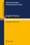 Cover: Ergodic Theory - Springer