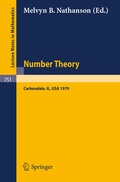 Cover: Number Theory, Carbondale 1979 - Springer