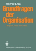 Cover: Grundfragen der Organisation - Springer