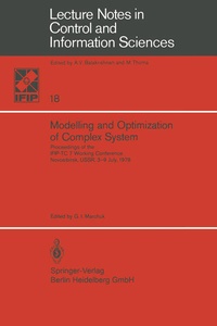 Enlarge image Cover: Modelling and Optimization of Complex System - Springer