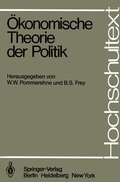 Cover: &Ouml;konomische Theorie der Politik - Springer