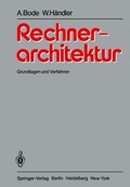 Cover: Rechnerarchitektur - Springer
