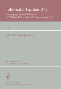 Abbildung von: GI - 9. Jahrestagung - Springer