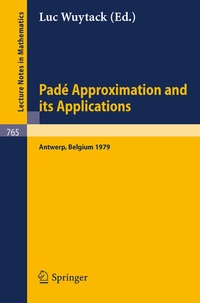 Enlarge image Cover: Pade Approximation and its Applications - Springer