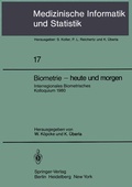 Cover: Biometrie - heute und morgen - Springer