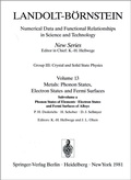 Cover: Phonon States of Elements. Electron States and Fermi Surfaces of Alloys / Phononenzust&auml;nde von Elementen. Elektronenzust&auml;nde und Fermifl&auml;chen von Legierungen - Springer