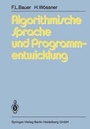 Cover: Algorithmische Sprache Und Programmentwicklung - Springer