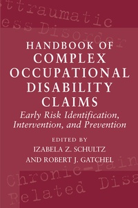 Enlarge image Cover: Handbook of Complex Occupational Disability Claims - Springer