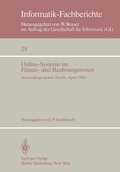 Cover: Online-Systeme im Finanz- und Rechnungswesen - Springer