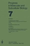 Cover: Progress In Molecular and Subcellular Biology - Springer
