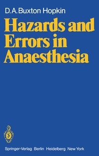 Abbildung von: Hazards and Errors in Anaesthesia - Springer