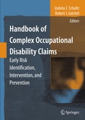 Cover: Handbook of Complex Occupational Disability Claims - Springer