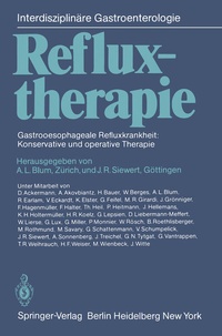 Enlarge image Cover: Refluxtherapie - Springer