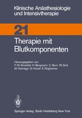 Cover: Therapie mit Blutkomponenten - Springer