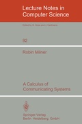 Cover: A Calculus of Communicating Systems - Springer