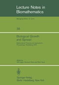 Cover: Biological Growth and Spread - Springer