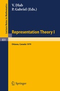 Cover: Representation Theory I - Springer