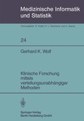 Cover: Klinische Forschung mittels verteilungsunabh&auml;ngiger Methoden - Springer